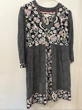 Boden Black and white Women's shift Dress - size 6